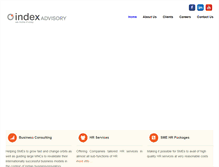 Tablet Screenshot of indexadvisory.com